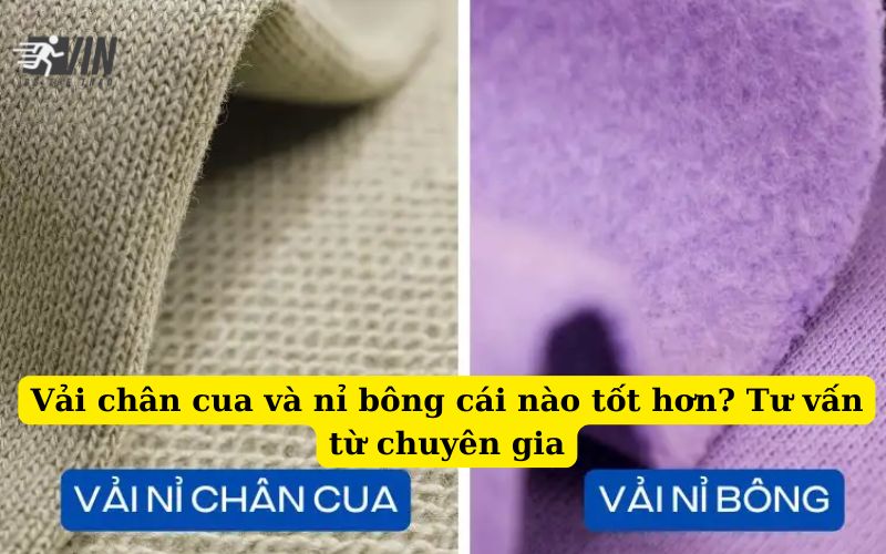 Vải chân cua và nỉ bông cái nào tốt hơn Tư vấn từ chuyên gia